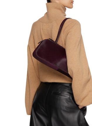 Figure View - Click To Enlarge - KHAITE - Simona Hair  Leather Shoulder Bag