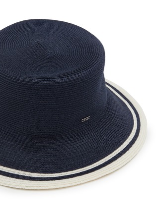 Detail View - Click To Enlarge - EUGENIA KIM - Jonah Raffia Packable Bucket Hat