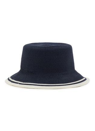 Figure View - Click To Enlarge - EUGENIA KIM - Jonah Raffia Packable Bucket Hat