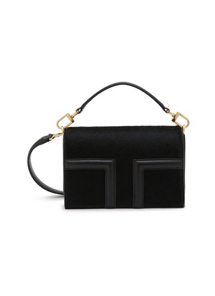 Main View - Click To Enlarge - TOTEME - Mini T-Flap Pony Hair Leather Clutch Bag