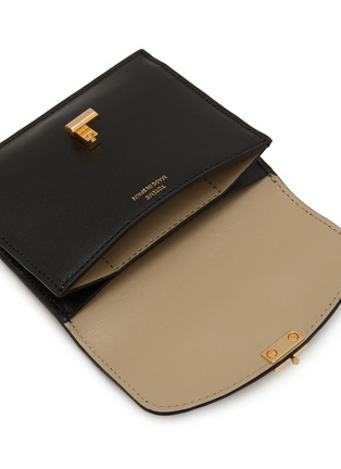 Detail View - Click To Enlarge - TOTEME - T-Lock Leather Cardholder