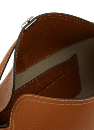 Detail View - Click To Enlarge - TOTEME - T-Lock Leather Handbag