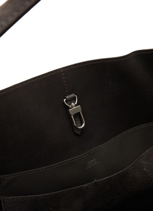 Detail View - Click To Enlarge - TOTEME - Large Belted Suede Tote Bag