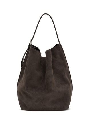 Main View - Click To Enlarge - TOTEME - Large Belted Suede Tote Bag