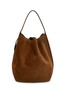 Main View - Click To Enlarge - TOTEME - Large Belted Suede Bucket Tote Bag