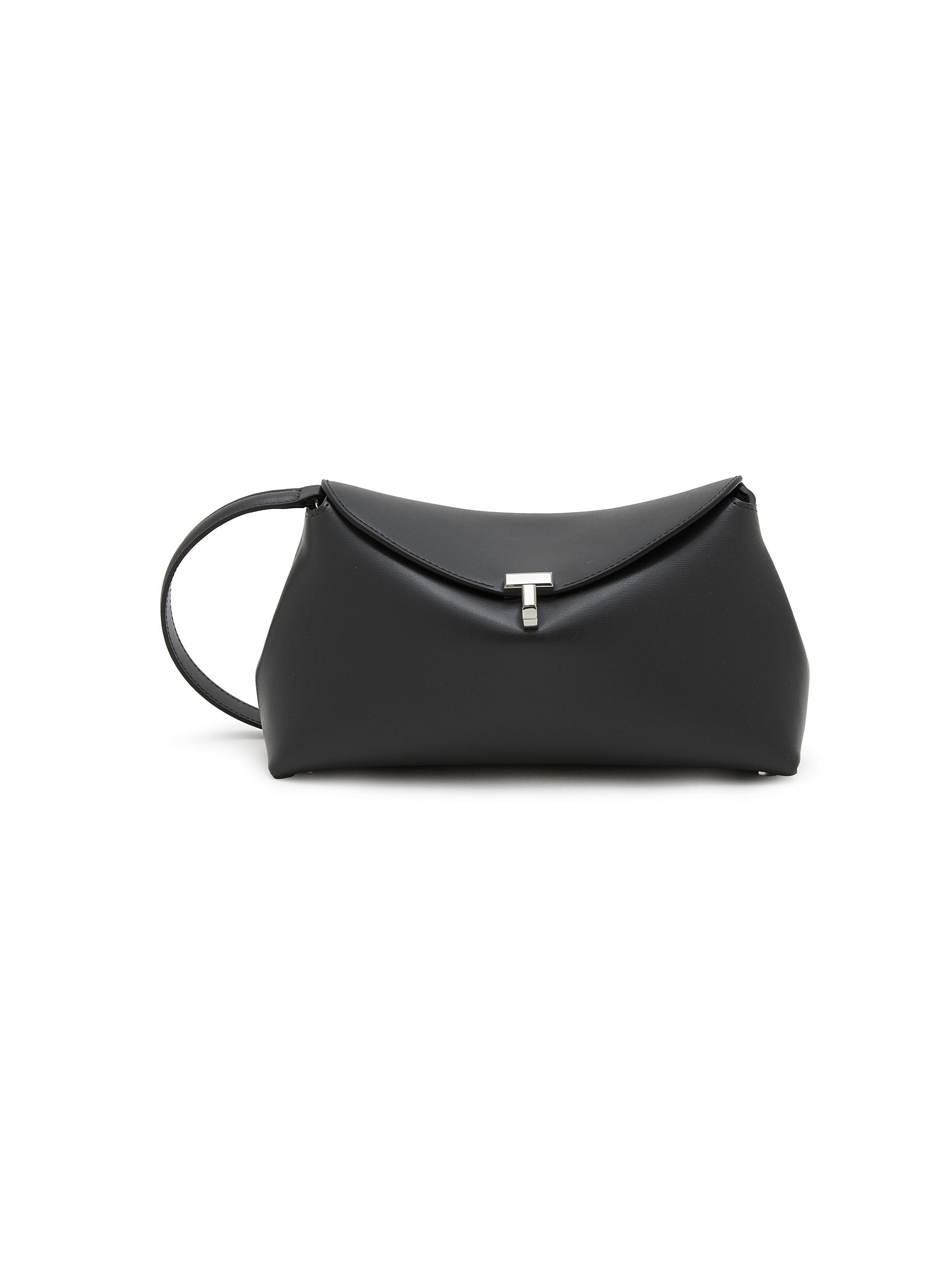 ショルダーバッグ・ポシェット toteme Scoop Pouch - TOTEME - Leather - Black Leather scooped sling black – TOTEME