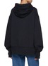 Back View - Click To Enlarge - SONIA CARRASCO - Contrast Stitch Cotton Hoodie