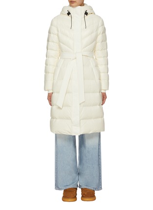 Main View - Click To Enlarge - MACKAGE - Coralia Light Weight Hooded Puffer Coat