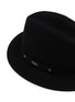 Detail View - Click To Enlarge - BORSALINO - Logo Trim Packable Felt Pocket Hat