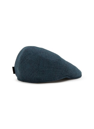 Figure View - Click To Enlarge - BORSALINO - Logo Tweed Beret Hat