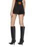 Back View - Click To Enlarge - ALEXANDERWANG - Hotfix High Rise Cotton Shorts