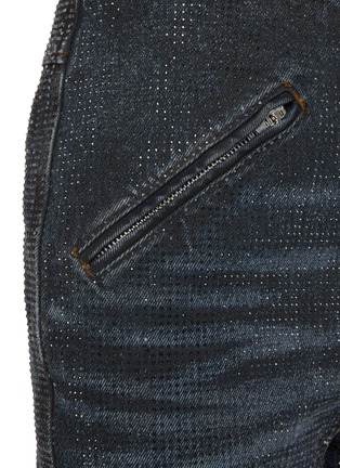  - ALEXANDERWANG - Crystal Hotfix Moto Jeans