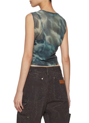 Back View - Click To Enlarge - ALEXANDERWANG - Cropped Crewneck Tank Top