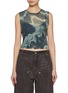 Main View - Click To Enlarge - ALEXANDERWANG - Cropped Crewneck Tank Top