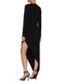 Back View - Click To Enlarge - ALEXANDERWANG - Diagonal Hem Asymmetrical Dress