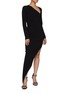 Figure View - Click To Enlarge - ALEXANDERWANG - Diagonal Hem Asymmetrical Dress