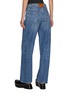 Back View - Click To Enlarge - ALEXANDERWANG - Embroidered Logo Balloon Medium Wash Jeans