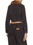 Back View - Click To Enlarge - ALEXANDERWANG - Hotfix Shrunken Cotton Workwear Jacket