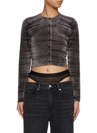 Main View - Click To Enlarge - ALEXANDERWANG - Animal Print Cardigan