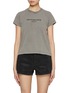 Main View - Click To Enlarge - ALEXANDERWANG - Puff Logo Shrunken Cotton T-shirt