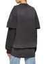 Back View - Click To Enlarge - ALEXANDERWANG - Oversized Unisex Triple Layer T-shirt