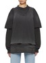 Main View - Click To Enlarge - ALEXANDERWANG - Oversized Unisex Triple Layer T-shirt