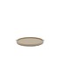 Main View - Click To Enlarge - GIOBAGNARA - Puccini Leather Covered Round Tray — Stone