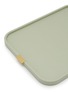 Detail View - Click To Enlarge - GIOBAGNARA - Puccini Leather Covered Rectangular Tray — Celadon