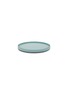 Main View - Click To Enlarge - GIOBAGNARA - Gourmet Leather Covered Round Serving Tray — Sky