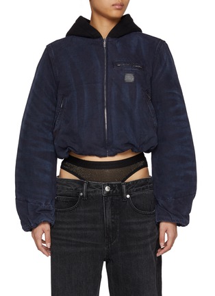 Main View - Click To Enlarge - T BY ALEXANDER WANG - Folded In Cotton Work Jacket