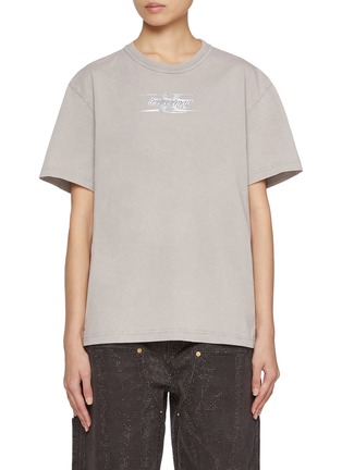 Main View - Click To Enlarge - T BY ALEXANDER WANG - Blade Logo Cotton T-shirt