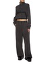 Figure View - Click To Enlarge - T BY ALEXANDER WANG - High Waist Relaxed Cotton Pants