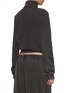 Back View - Click To Enlarge - T BY ALEXANDER WANG - Shadow Pocket Zip Up Cotton Jacket