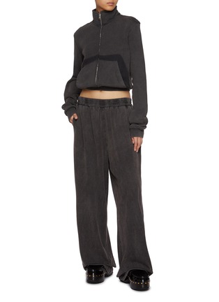 Figure View - Click To Enlarge - T BY ALEXANDER WANG - Shadow Pocket Zip Up Cotton Jacket