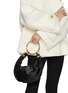 Figure View - Click To Enlarge - CHLOÉ - Small Hobo Leather Bracelet Bag