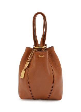 Detail View - Click To Enlarge - CHLOÉ - Small Chloe Spin Leather Tote Bag