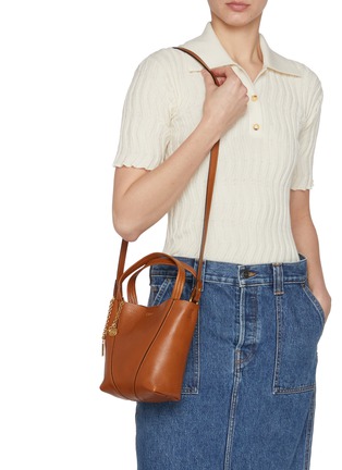 Front View - Click To Enlarge - CHLOÉ - Small Chloe Spin Leather Tote Bag