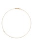 Main View - Click To Enlarge - SSIL - 14K Gold Plated Silver Clear Chain Necklace