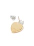 Detail View - Click To Enlarge - SSIL - 14K Gold Plated & Rhodium Brass X Heart Stud Earrings