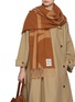 Figure View - Click To Enlarge - TOTEME - Monogram Jacquard Wool Scarf