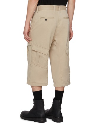 Back View - Click To Enlarge - WE11DONE - Wrinkled Multi-Pocket Cargo Shorts