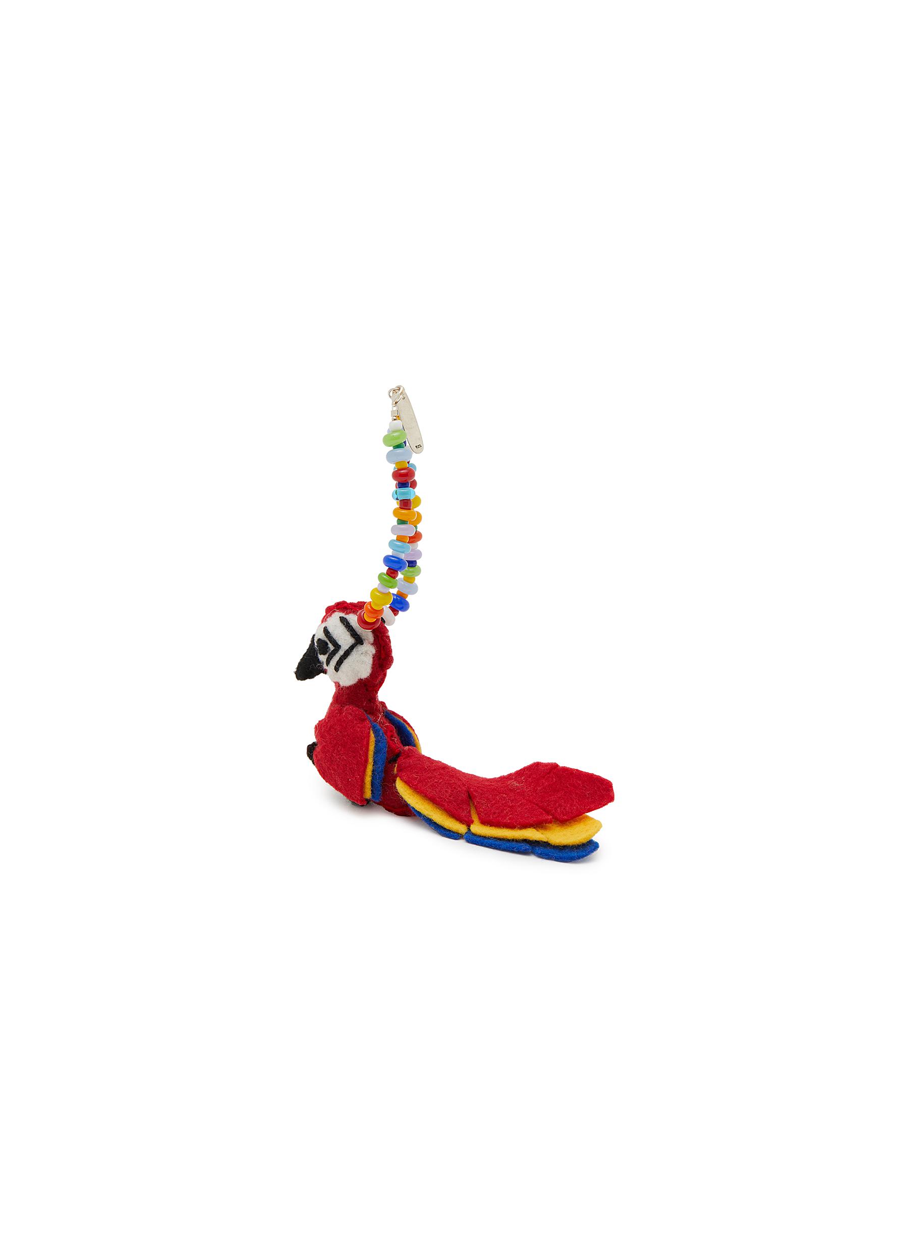Animalito Parrot Bag Charm — Blue - Thumbnail 4