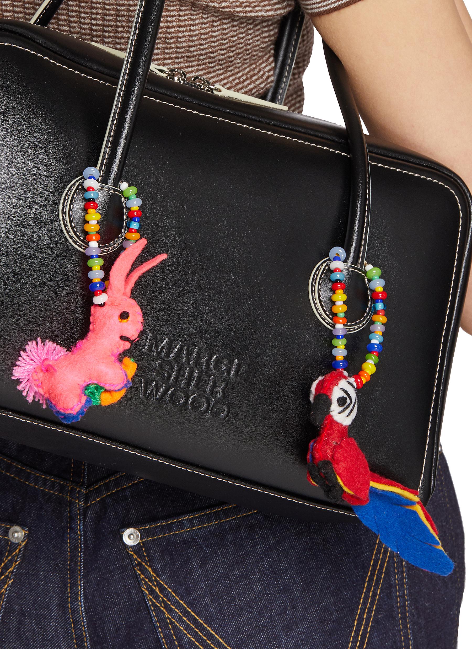 Animalito Parrot Bag Charm — Blue - Thumbnail 3