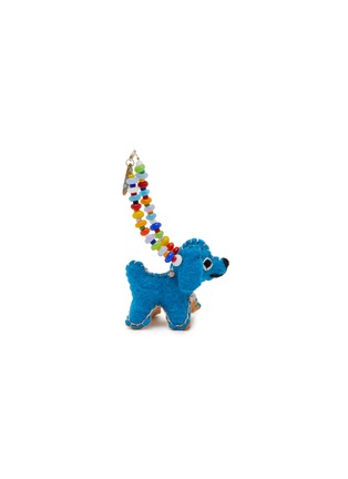 Main View - Click To Enlarge - BUNNY SHAPIRO - Animalito Dog Bag Charm — Dark Blue