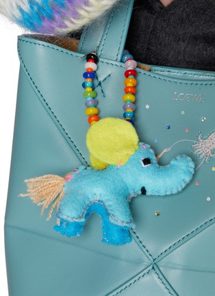 Front View - Click To Enlarge - BUNNY SHAPIRO - Animalito Elephant Bag Charm