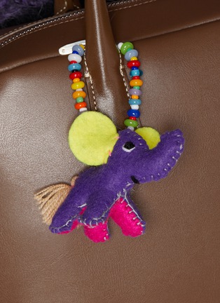 Front View - Click To Enlarge - BUNNY SHAPIRO - Animalito Elephant Bag Charm