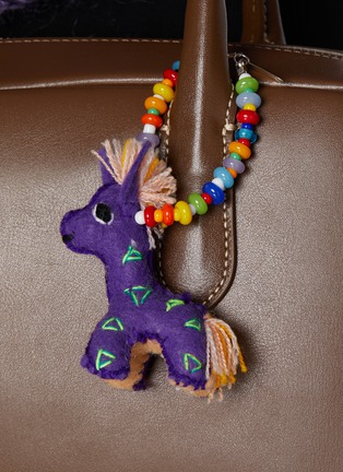 Front View - Click To Enlarge - BUNNY SHAPIRO - Animalito Giraffe Bag Charm