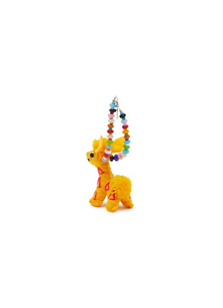 Detail View - Click To Enlarge - BUNNY SHAPIRO - Animalito Giraffe Bag Charm — Yellow