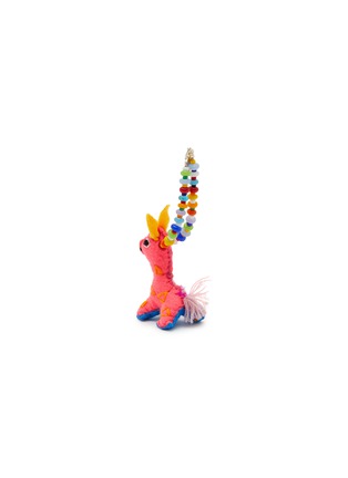 Detail View - Click To Enlarge - BUNNY SHAPIRO - Animalito Giraffe Bag Charm — Neon Pink