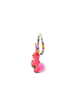 Detail View - Click To Enlarge - BUNNY SHAPIRO - Animalito Rabbit Bag Charm — Neon Pink